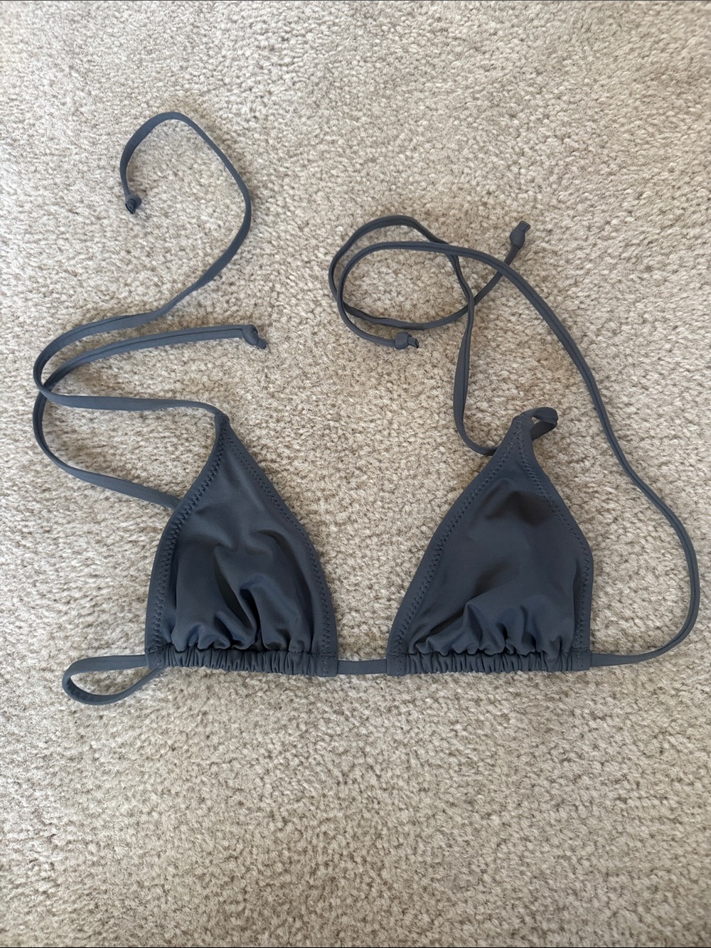 Skims Triangle String Bikini Top